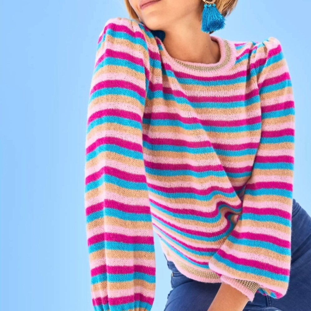 NWT Lilly Pulitzer Striped Marceletta Sweater
